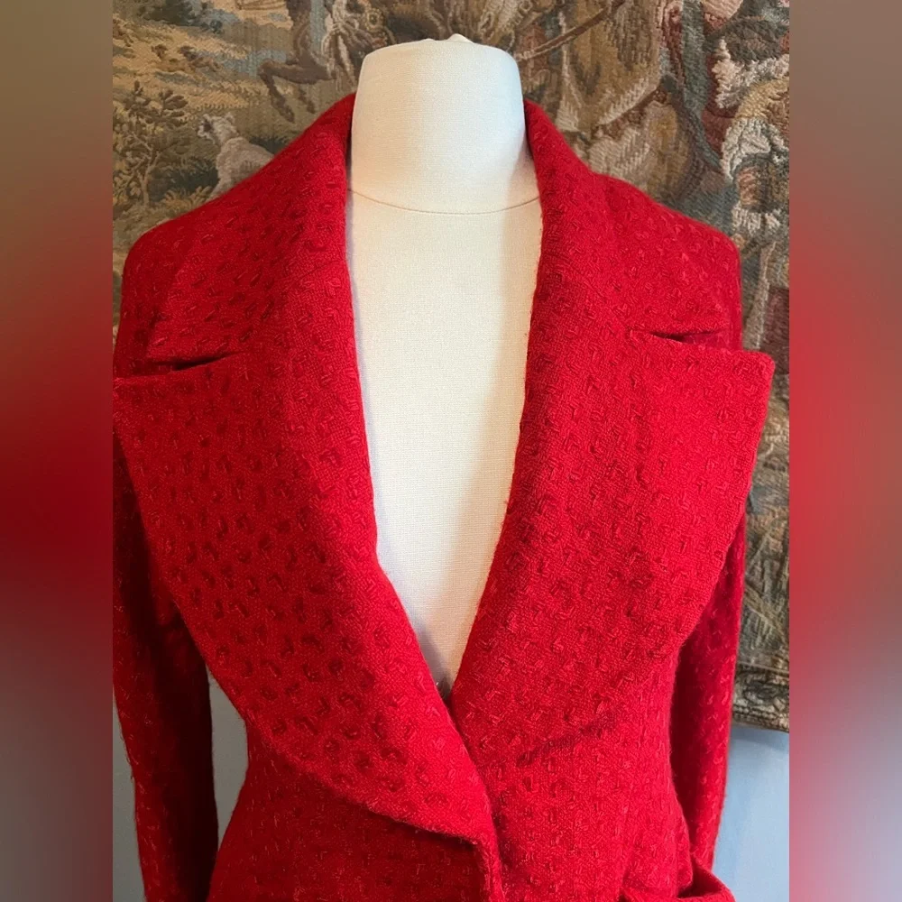 Karl Lagerfeld 1980s Red Jacket